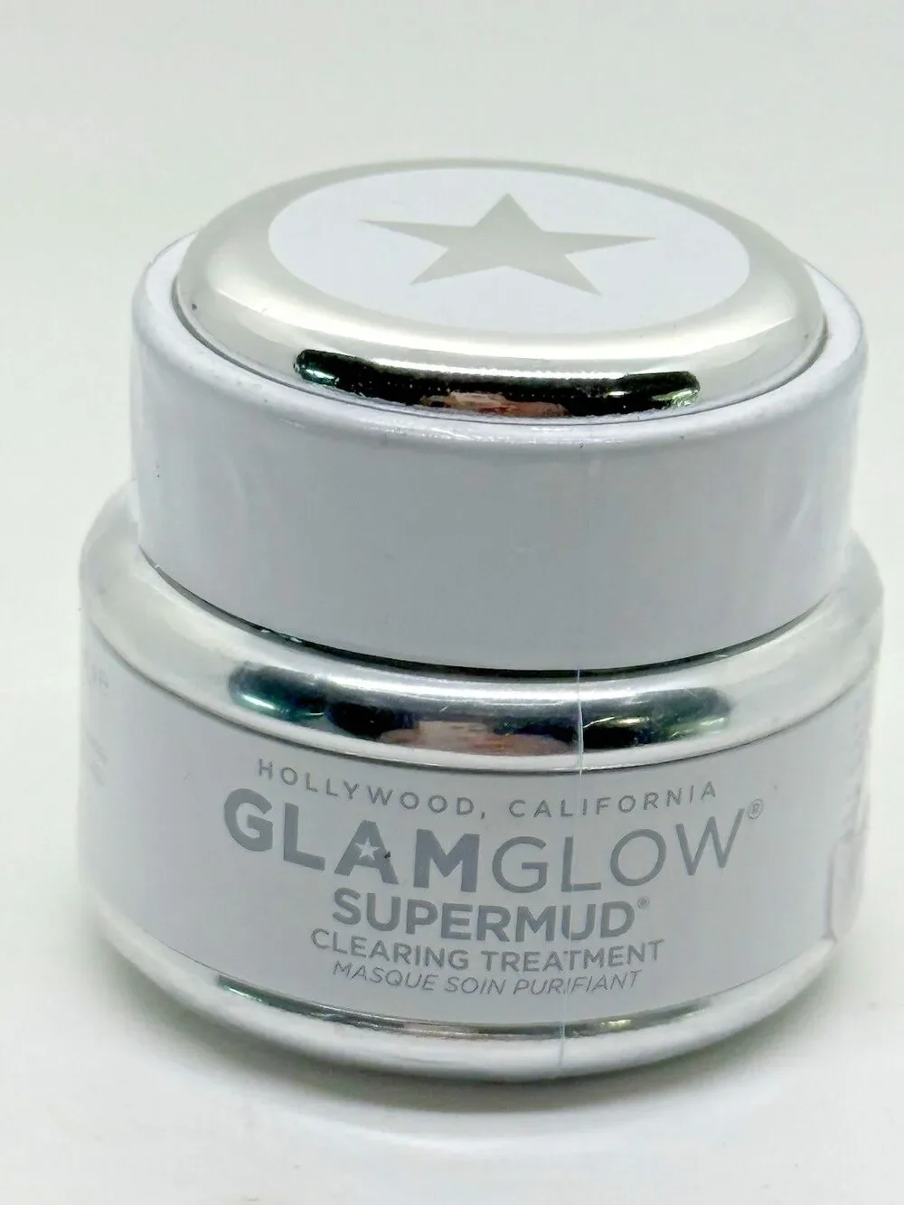 GlamGlow SuperMud Clearing Treatment Facial Mask 0.5oz 15g New‎ Sealed Acne